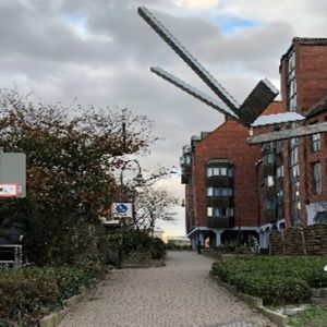 Einblick in die Verbindungsachse Blick Richtung Rhein