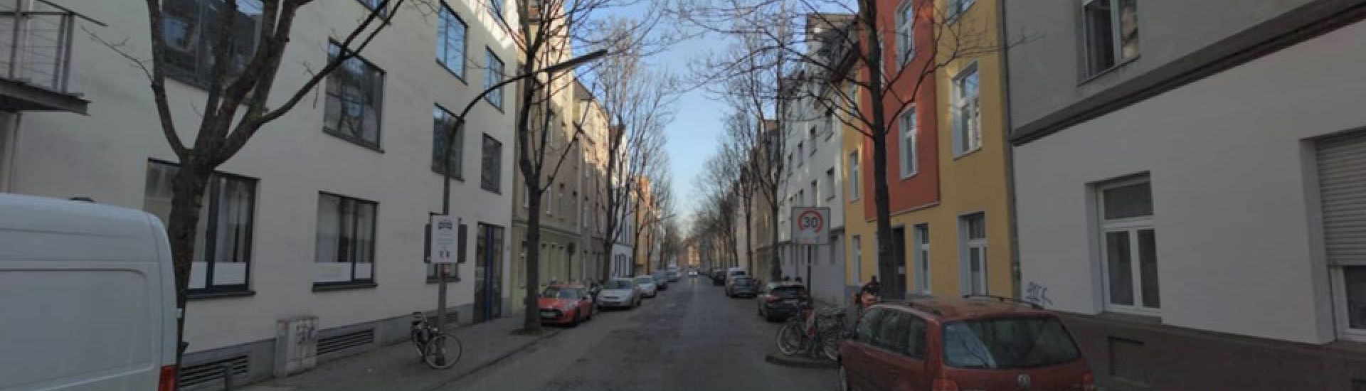 Ein Foto der Takustraße.