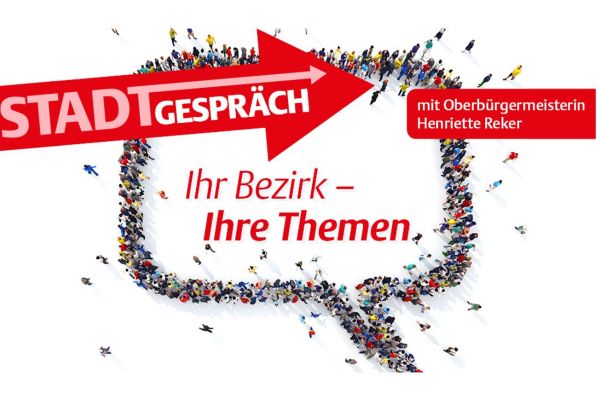 Logo Stadtgespräche: Ihr Bezirk - Ihre Themen