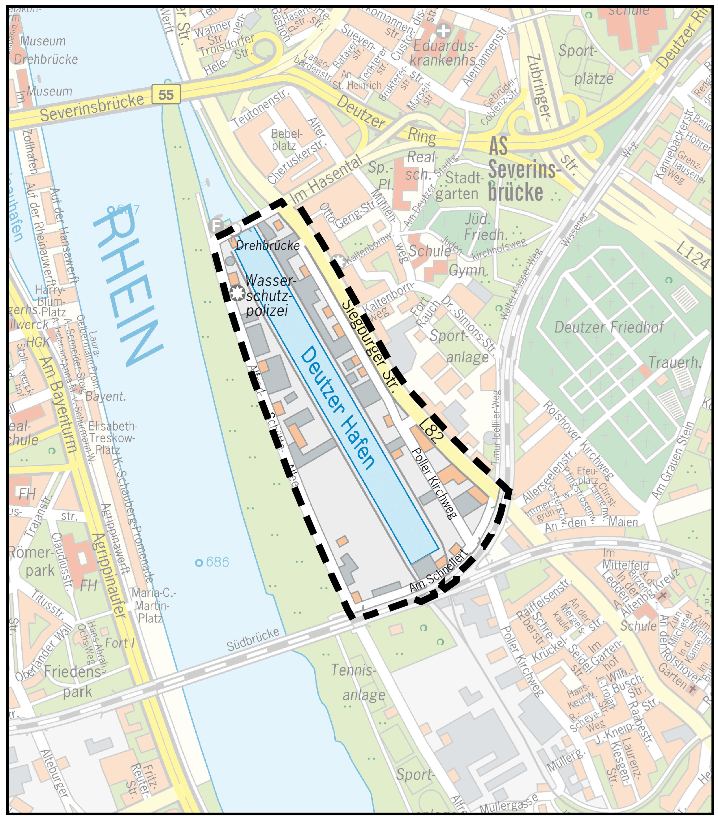 227. Änderung des Flächennutzungsplans - Lageplan