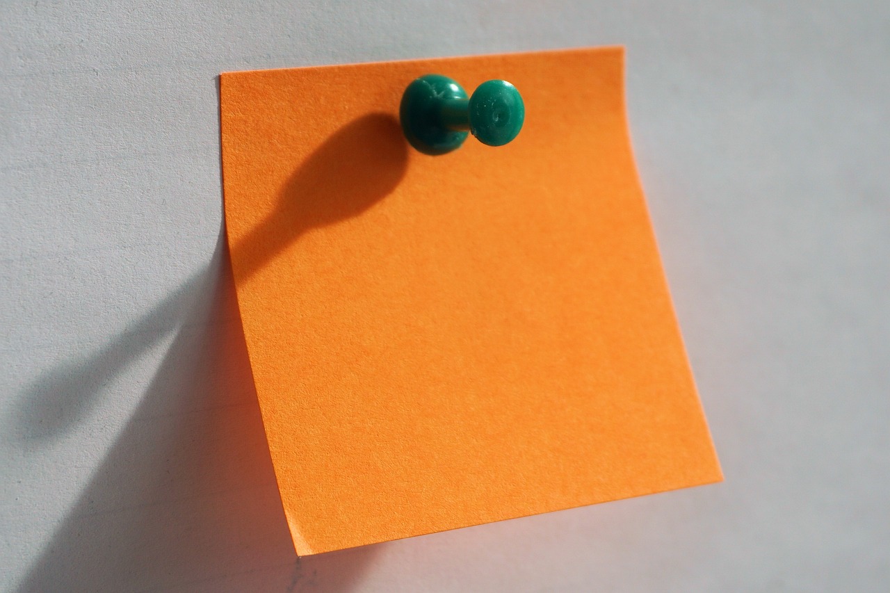 Post-it orange